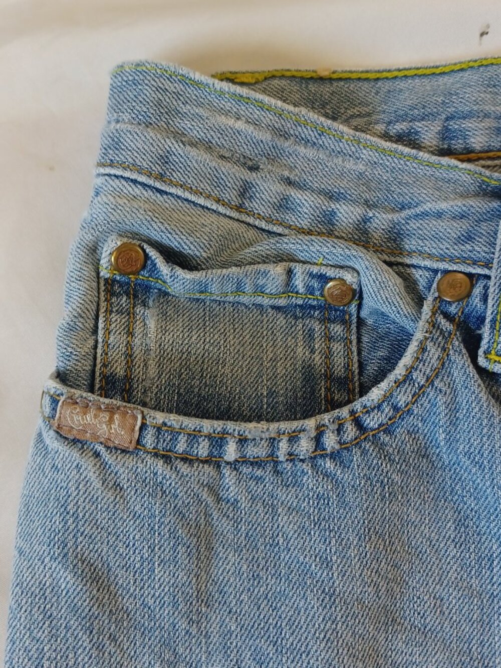 Cruel Girl Womens Jeans Relaxed Bootcut 100% Cotton Midrise Size 1 29x32.5 - Picture 11 of 16